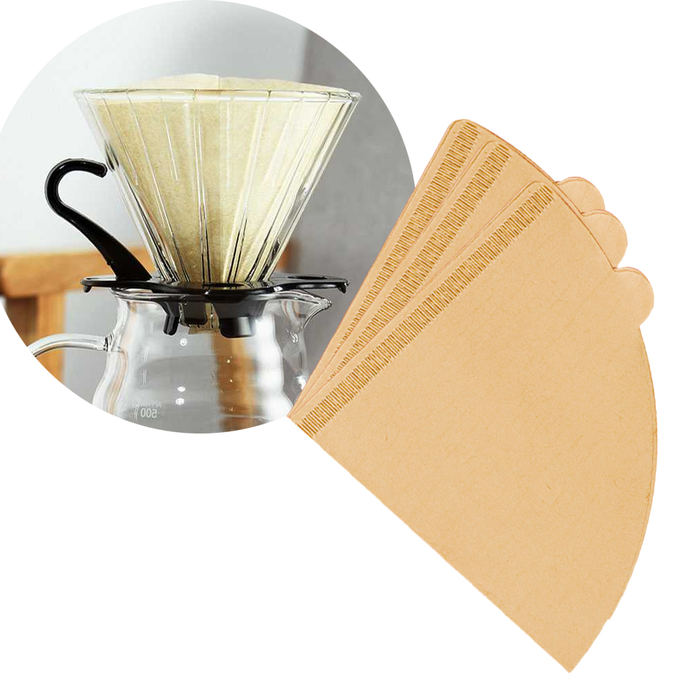 Paper Filter Coffee V60 Brown 02 isi 100