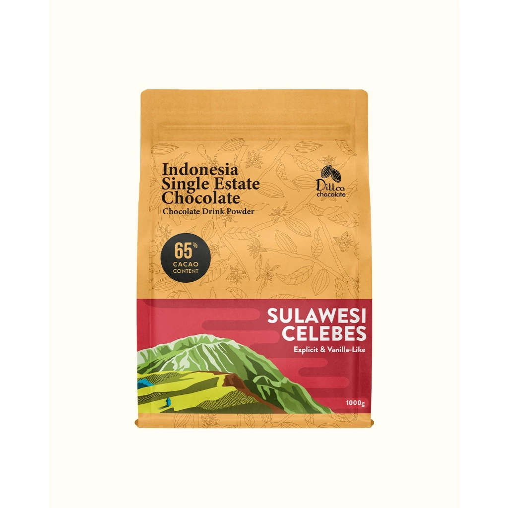 DILLCO Sulawesi Celebes Cocoa Powder 1000g Classic Series