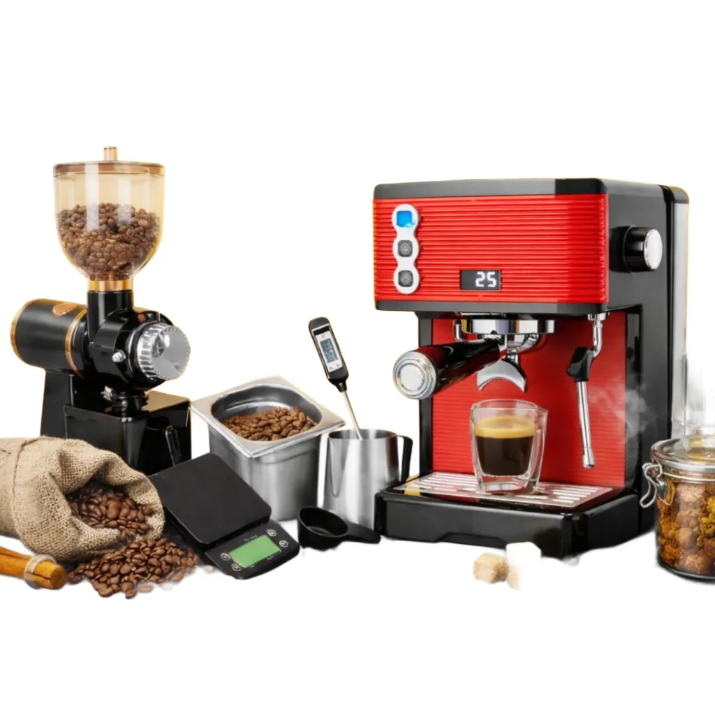 Paket Mesin Espresso Ferratti Ferro Mini Brew 333