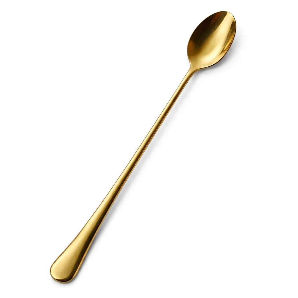 [PCSK007-B] F80 Gold Panjang 24cm Sendok Teh Stainless