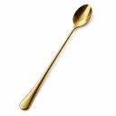 F80 Gold Panjang 24cm Sendok Teh Stainless