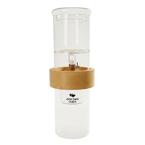 C405 800ml Transparent Cold Brew Coffee Maker Ice Drip Regulating Valve One Two Cups