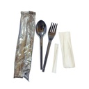 Sendok Garpu Tisu Tusuk Gigi Set isi 50 Set