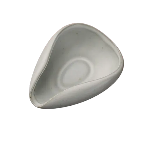 [PBDSR003B] OX40 Pearl White Dosing Tray Mangkok Takar Biji Kopi Keramik One Two Cups