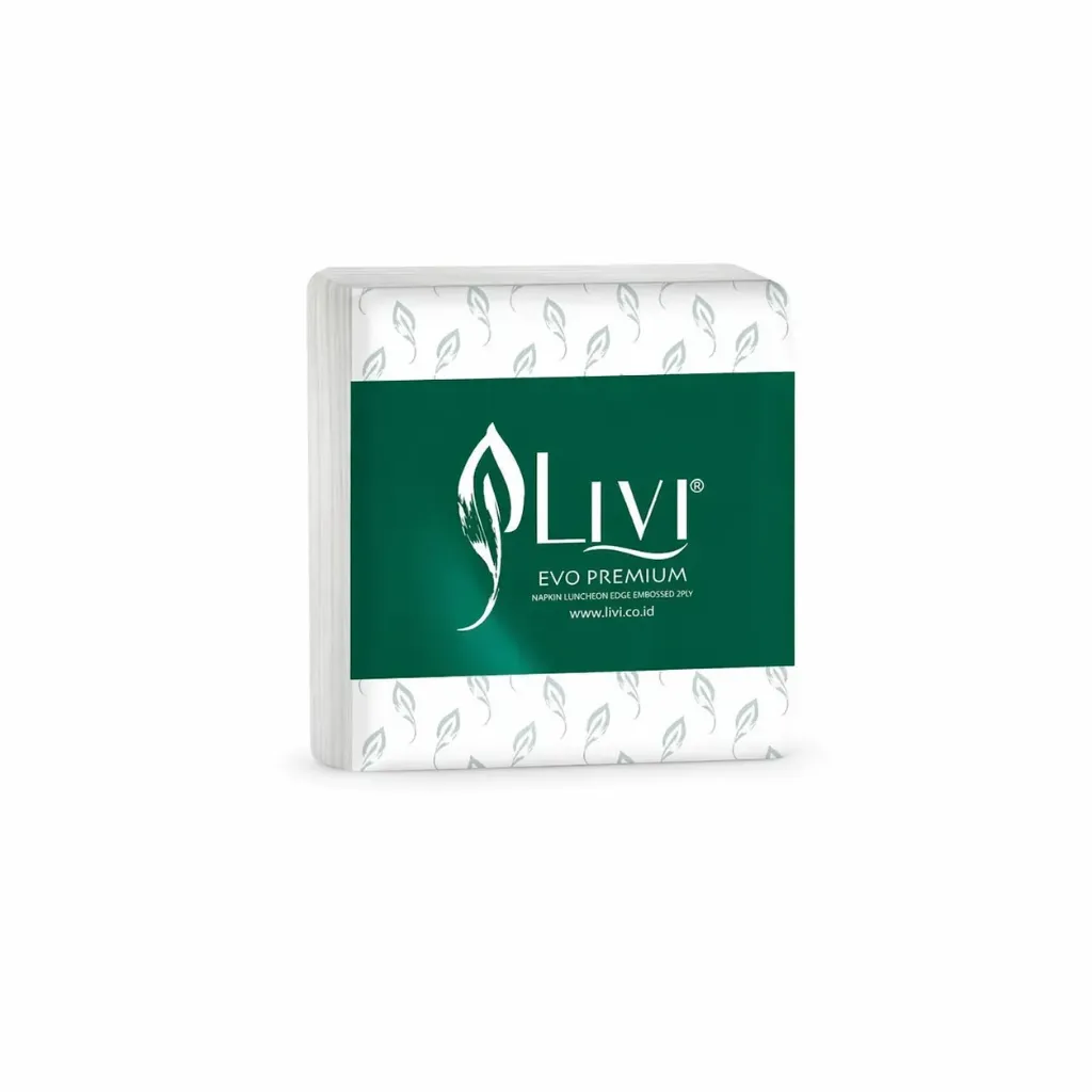 [KTU014] Tisu Tissue Livi Napkin Evo Premium 100'S