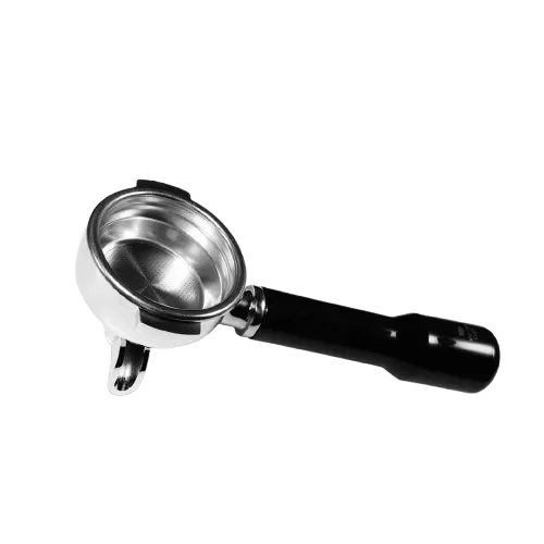 AL304 Black 58mm Portafilter Single Spout Stainless Steel One Two Cups
