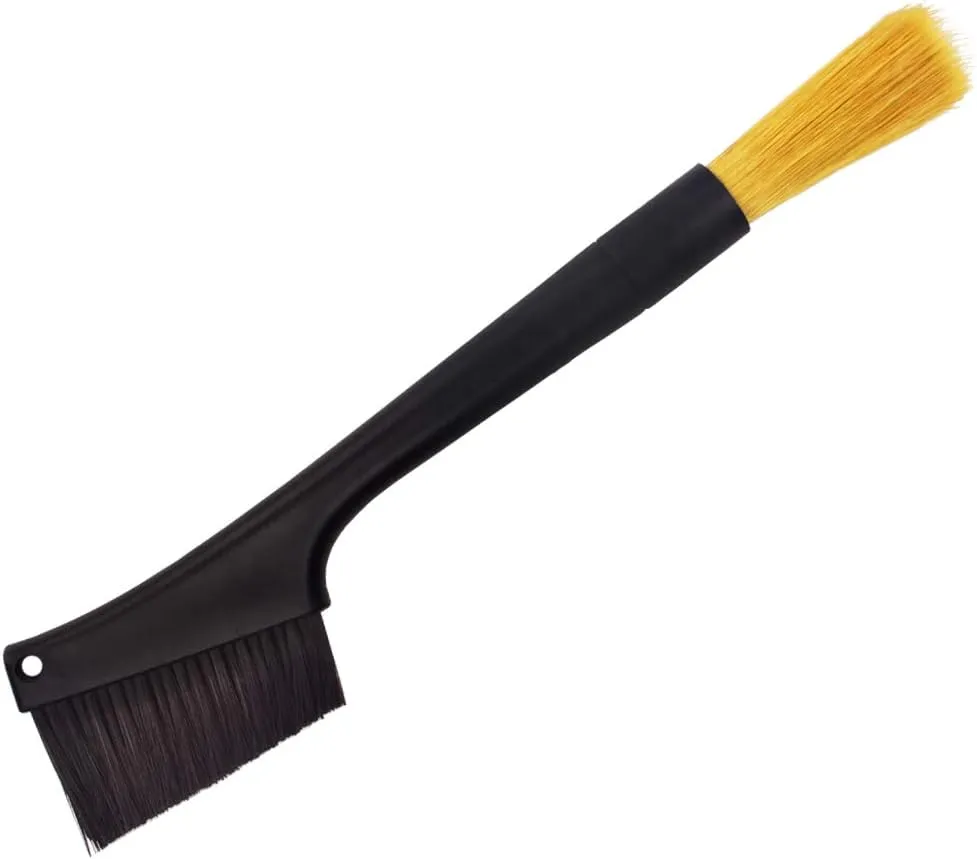 INU170 Black Sikat Pembersih Mesin Kopi Espresso Cleaning Brush 2in1 One Two Cups