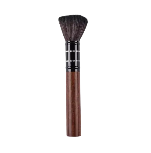 NA428 Brown Black Kuas Pembersih Mesin Espresso Coffee Wooden Brush Cleaning Tool One Two Cups