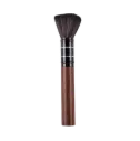 NA428 Brown Black Kuas Pembersih Mesin Espresso Coffee Wooden Brush Cleaning Tool One Two Cups