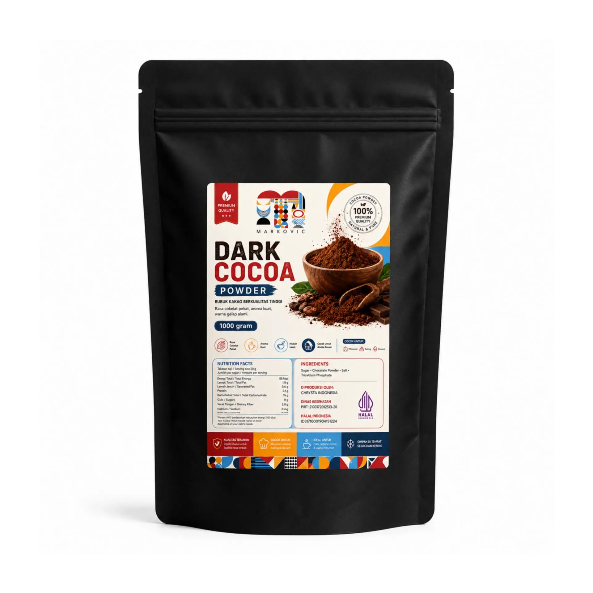 Powder Markovic Dark Cocoa Exclusive 1Kg