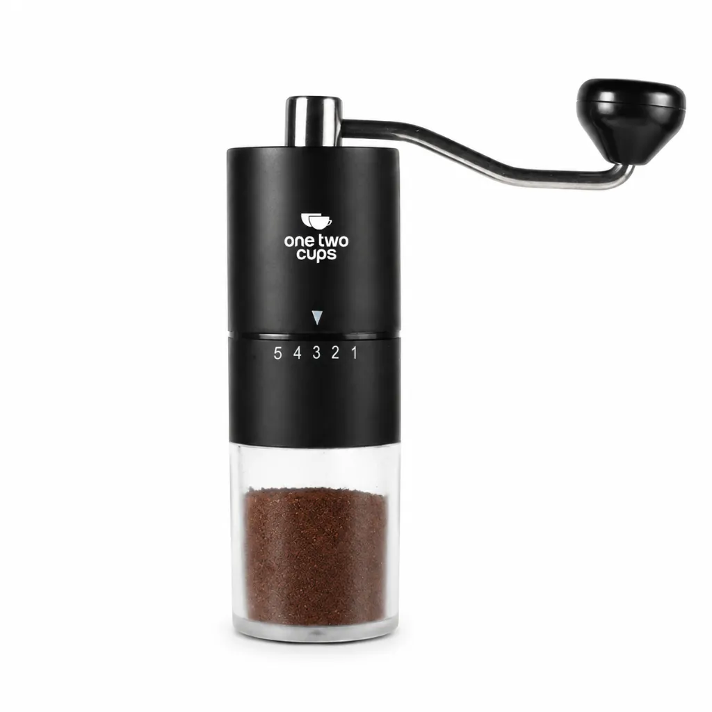 [PKGM033] G5 Black Alat Penggiling Kopi Manual Coffee Grinder Adjustable One Two Cups