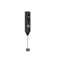 EFA Black Hand Mixer Mini Pengocok Milk Frother USB Charge 300mAh One Two Cups