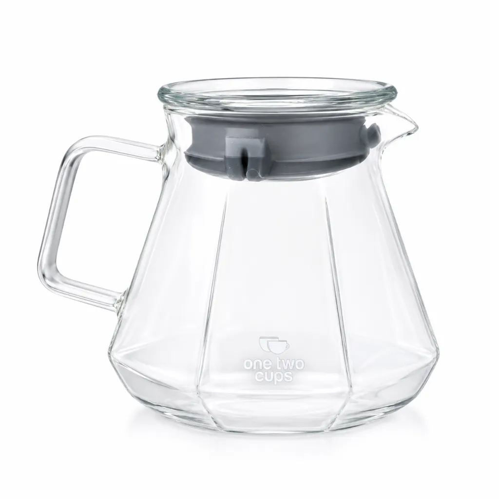 [PKSPO024] LS048 Transparent 600ml Pour Over Coffee Server One Two Cups