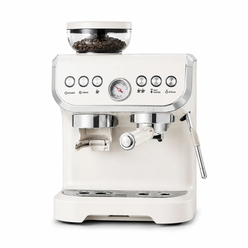 [PKME043] 517EA Mesin Kopi Espresso Coffee Maker Frothing Grinding 15 Bar 1450W