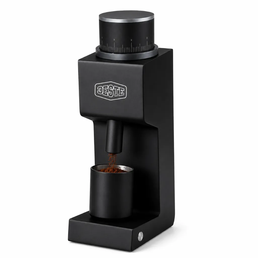 [PKGE026] 005 Black Trieste Alat Penggiling Kopi Elektrik Coffee Grinder 30g