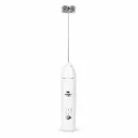 HMP01 White Hand Mixer Mini Pengocok Telur Kopi Milk Frother 500mAh One Two Cups
