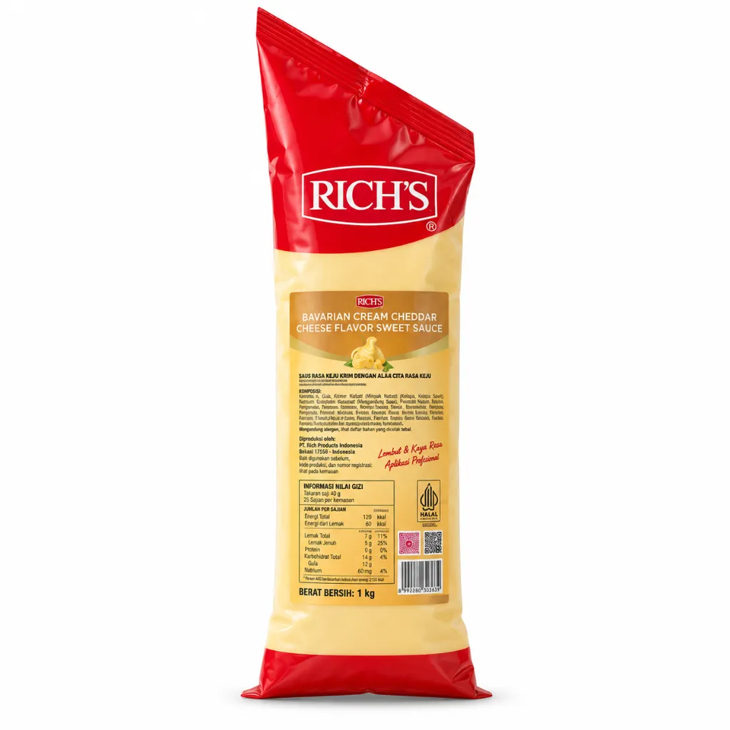 [BTWC009] Richs Bavarian Cream Cheese 1Kg
