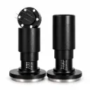 FEN60 51mm Black Tamper Kopi Espresso 2in1 Jarum Threaded Spring Loaded One Two Cups