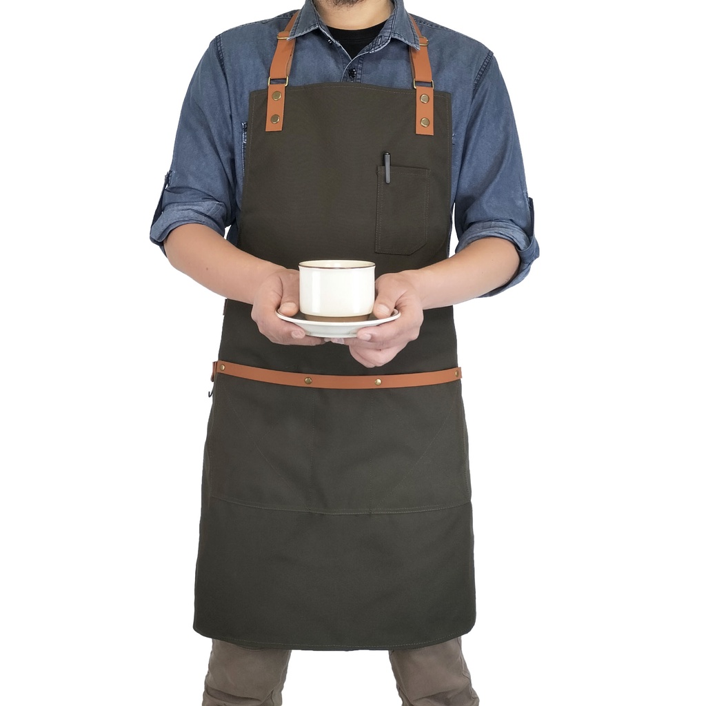 Celemek Apron Barista Canvas