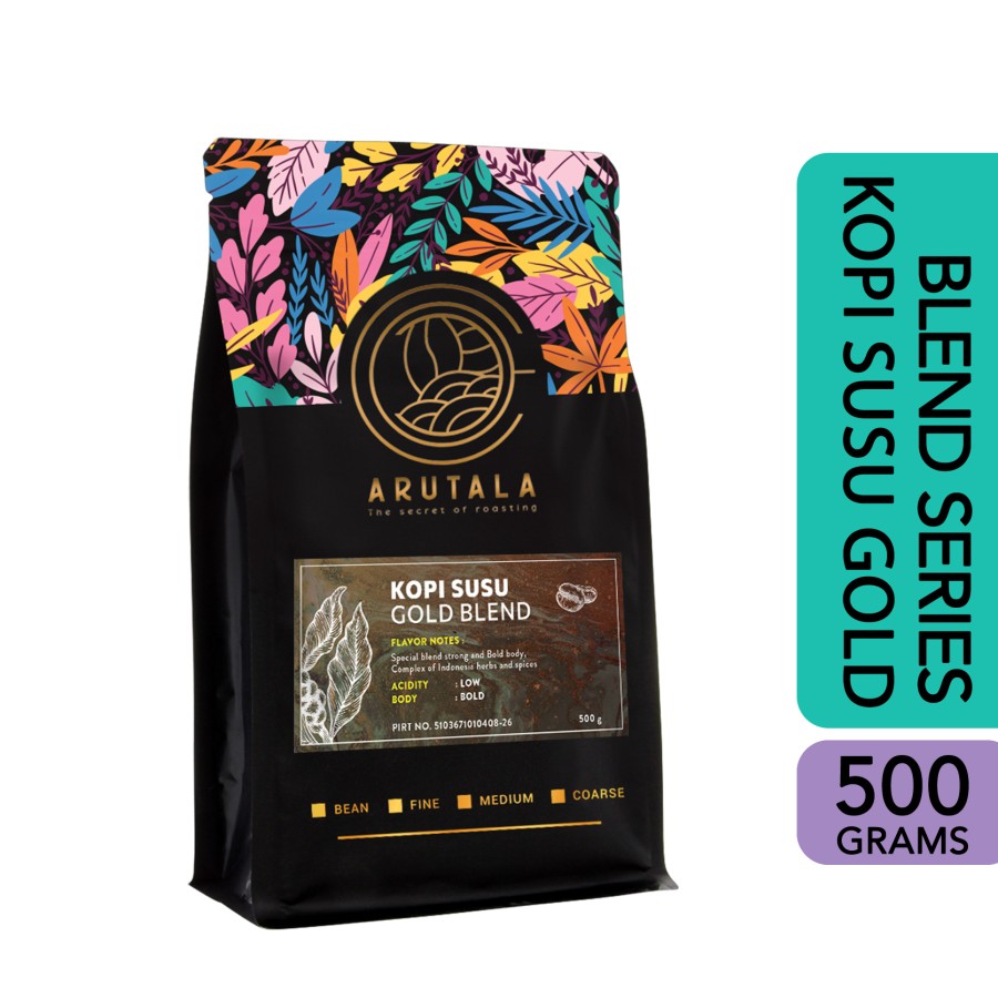 Roast beans Kopi Arutala Kopi Susu GOLD Blend 500gr