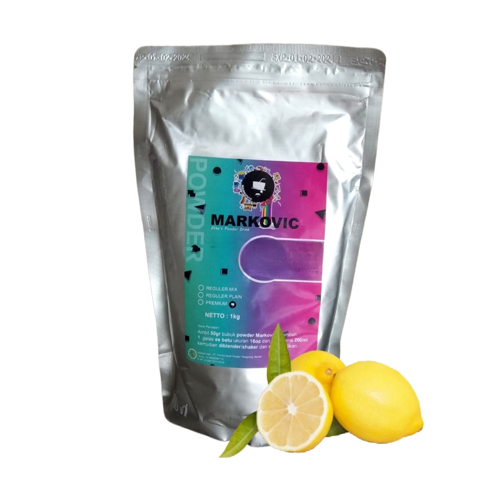 [PWMVX035] Bubuk Minuman Markovic Lemon Tea Mix