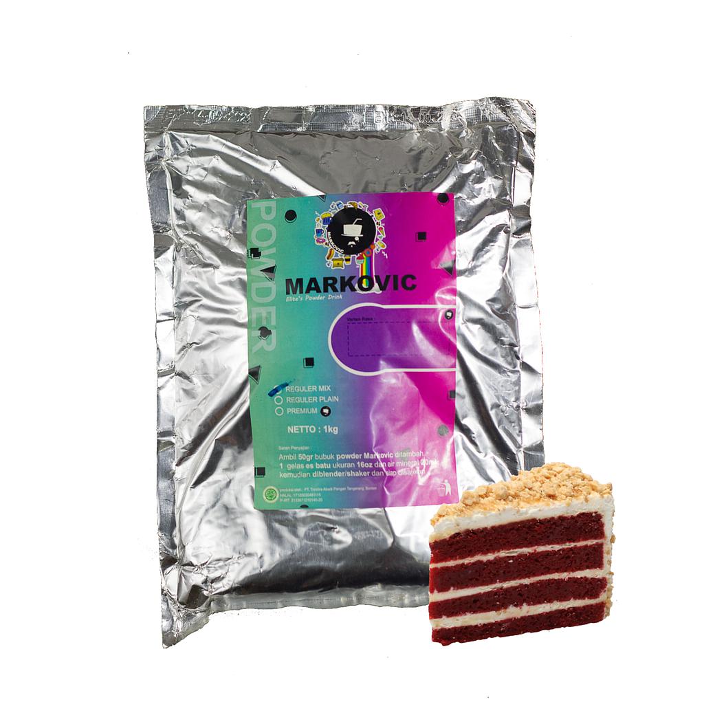 [PWMVP038] Bubuk Minuman Markovic Red Velvet Plain