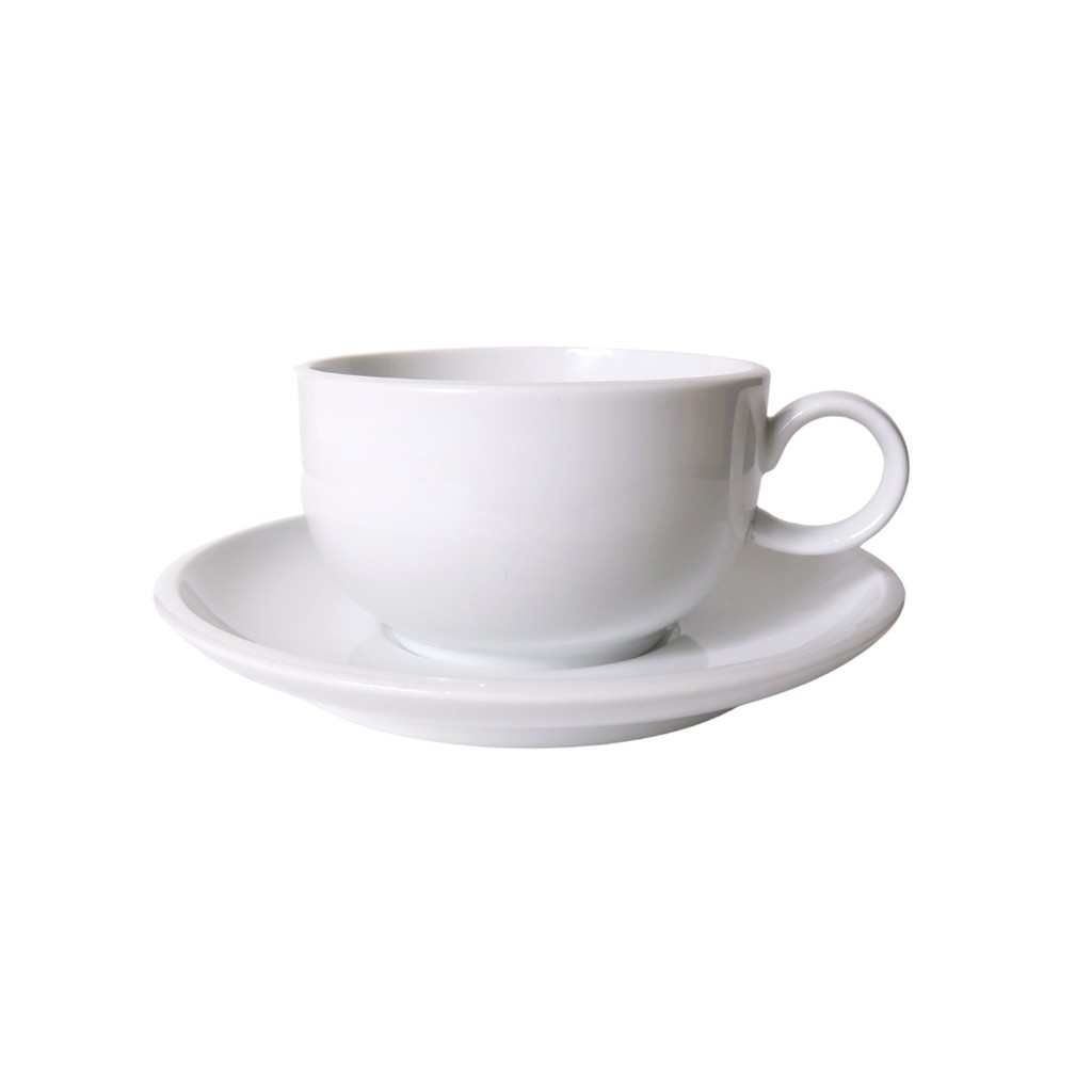 Cangkir Latte & Saucer / Cangkir Cappucino - Putih