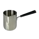 S07 Milk Jug Long Handle 350ml Silver One Two Cups