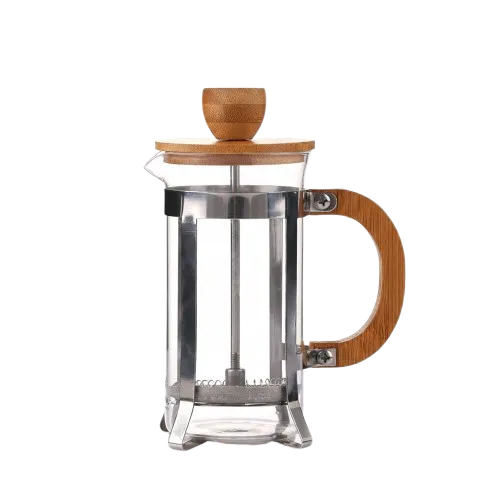 FS20 Kayu 350ml French Press Coffee Maker Pot One Two Cups