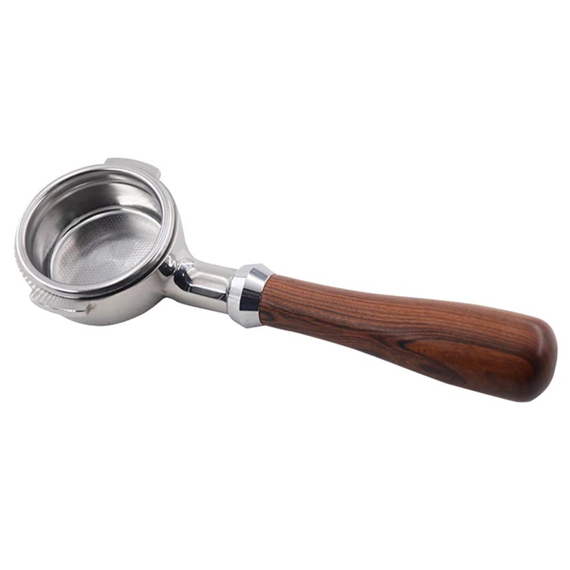 [PBTP019] E61 Brown 58mm 2 Ears Portafilter Bottomless Naked One Two Cups