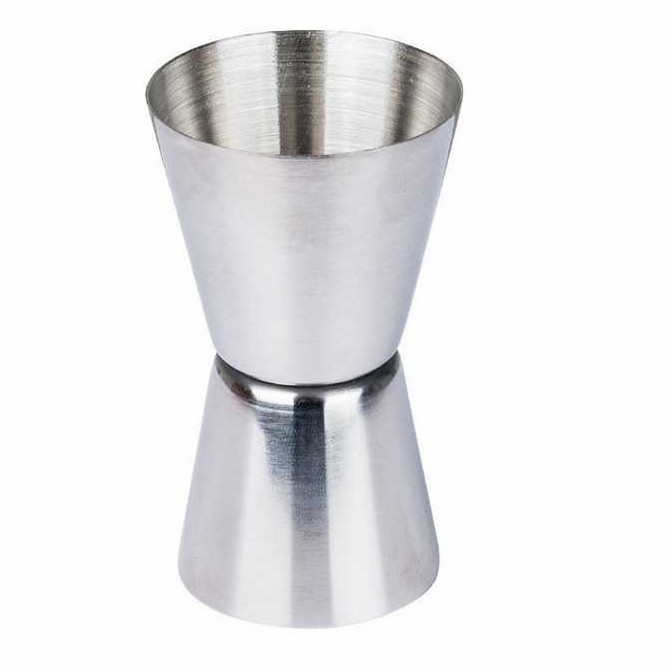 KM2 Jigger Stainless 25/50ml One Two Cups