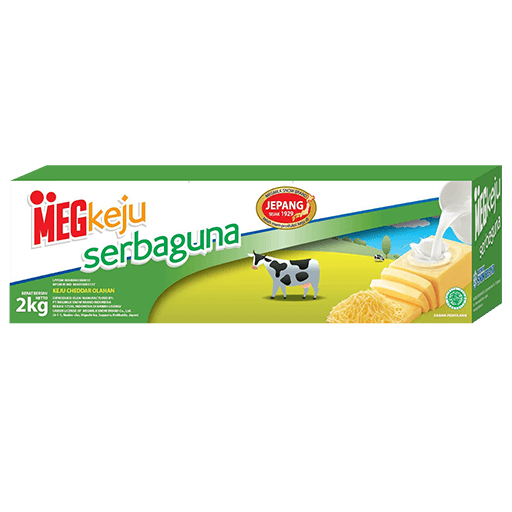 [BTFK002] Keju Cheddar Serbaguna Meg 2kg