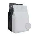 250g Kemasan Kopi Flat Bottom Valve Alumuminium Foil (12x20cm)