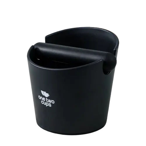 EA026 Model B Black Knock Box ABS Wadah Ampas Kopi One Two Cups