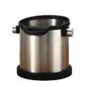 FK655 Silver 1.8L Knock Box Wadah Ampas Kopi Espresso Anti Slip One Two Cups