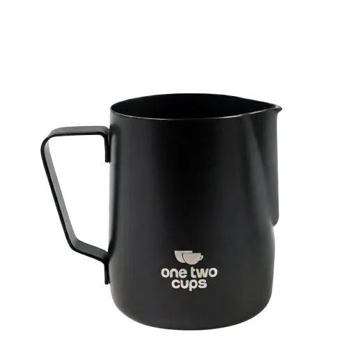 [PBMJ008] A051 Black 350ml Milk Jug One Two Cups