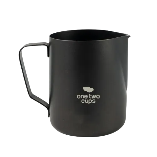A051 Black 600ml Milk Jug One Two Cups