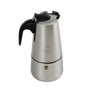 Espresso Coffee Maker Moka Pot bulat 300ml 6 Cup