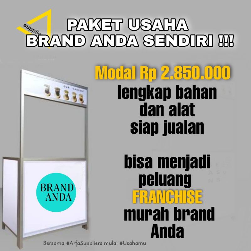 Paket Usaha Minuman Brand Sendiri