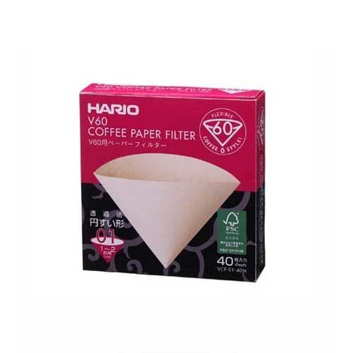 Paper Filter Coffee V60 01 Hario