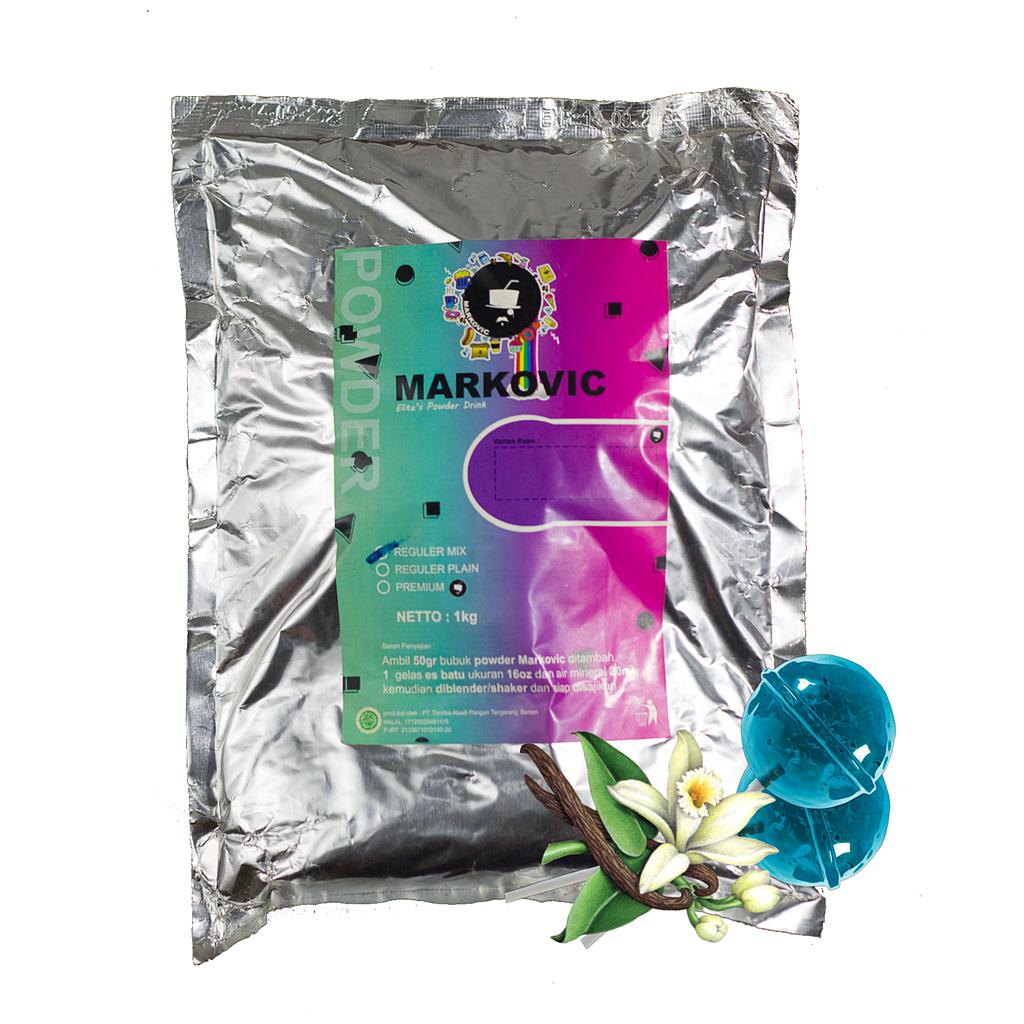 [PWMVP044] Bubuk Minuman Markovic Vanilla Blue Plain
