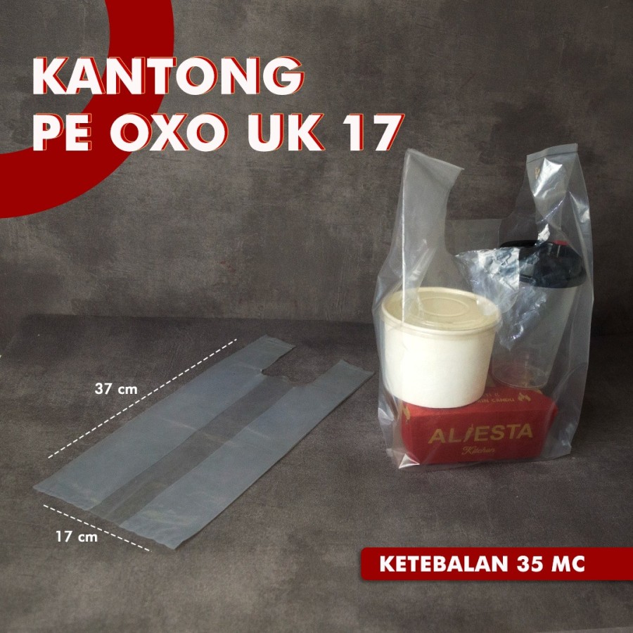 [KK016] PE 17 Plastik Kresek / Kantong Plastik