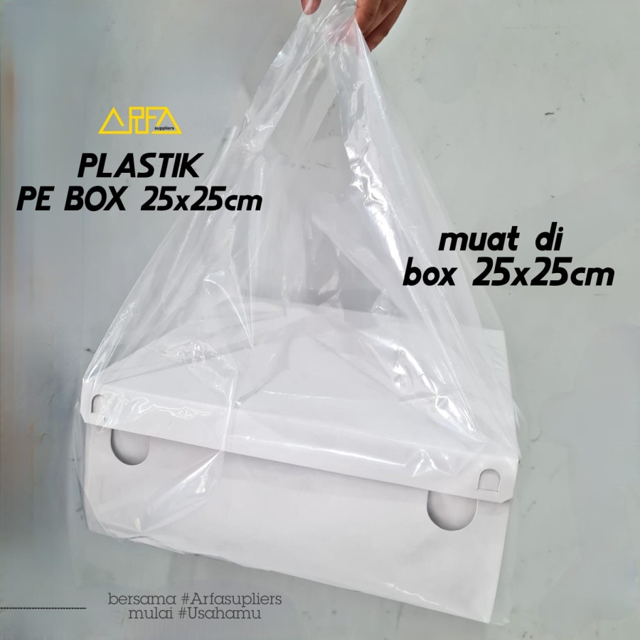 PE 25x25 Plastik Kresek / Kantong Plastik