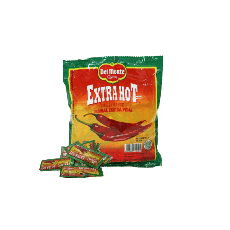 Saos Extra Hot Sambal Delmonte Sachet