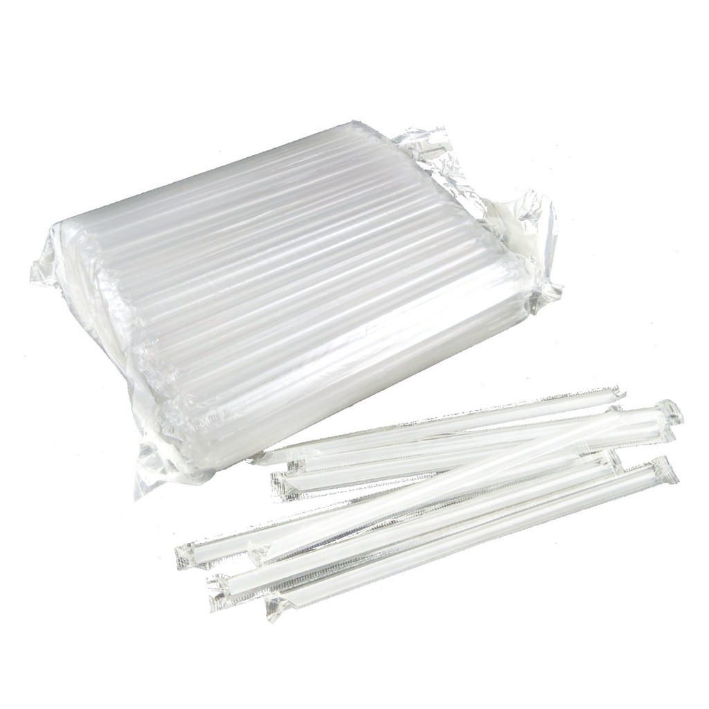Sedotan Runcing Transparan Steril isi 300