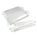 300 Pcs Sedotan Runcing Bening Steril