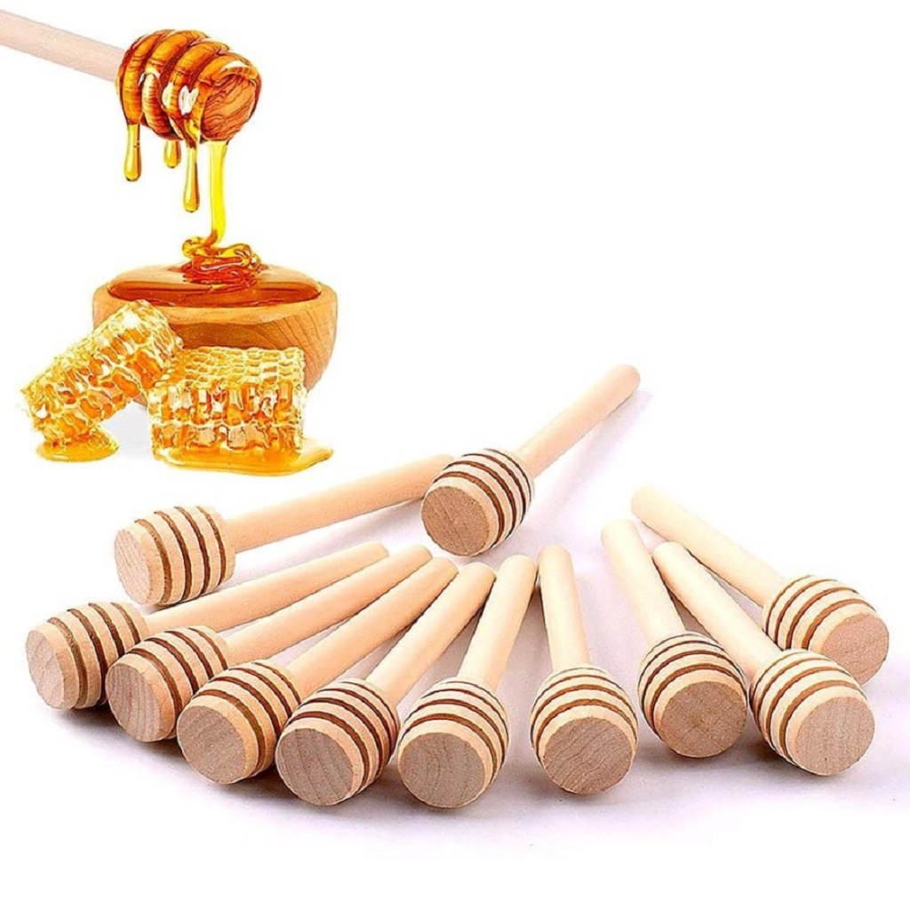 Sendok Madu Kayu Honey Dipper 15 cm