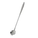 TC49 Petal Silver Sendok Teh Gagang Panjang Long Handle Tea Spoon Stainless Steel