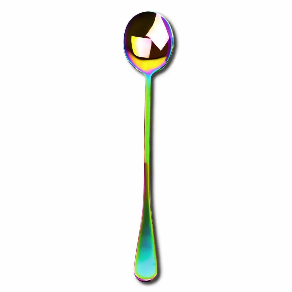 A014 Sendok Teh Pelangi