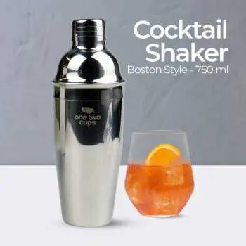 [PBBSH007] JJ6 750ml Shaker Stainless One Two Cups